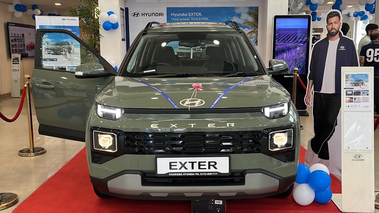 Punch के छक्के छुड़ाने जबरदस्त अंदाज में launch हुई Hyundai Exter की SUV कार