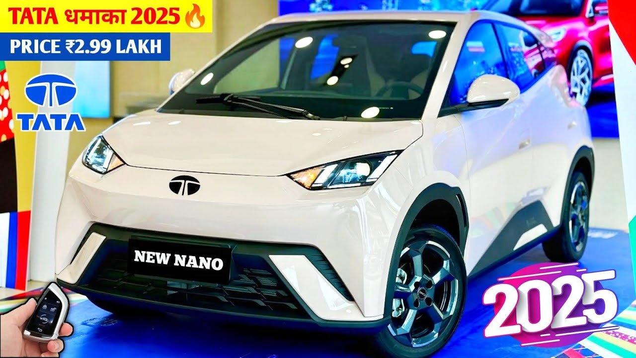 300KM की तेज रफ़्तार के साथ launch हुई दनादन फीचर्स और किलर look वाली Tata Nano की EV कार