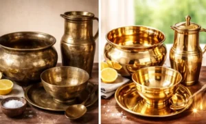 पीले पड़ गए हैं पीतल के बर्तन? इस सीक्रेट ट्रिक से पुराने बर्तन भी नए जैसे चमकेंगे, लोग पूछेंगे तरीका