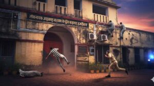 झारखंड में जेल ब्रेक, बड़ी खबर: फिल्मी स्टाईल में तीन कैदी जेल से फरार, टेंट के कपड़े की रस्सी बनाकर, लोहे का हुक फंसाया, फिर दीवार में चढ़कर तार काटकर हुए फरार